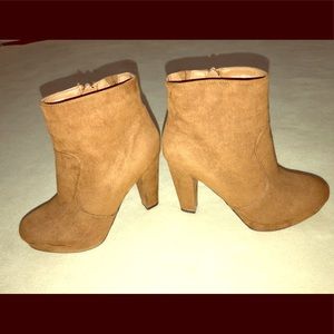 Suede Booties
